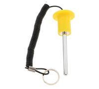 Milageto Pasador de Pesas Adaptador Extensor Repuesto para Máquina de Pesas Fácil de Instalar Acero Inoxidable Adecuado para Actividades Deportivas Gimnasio Re, Amarillo 10x80mm