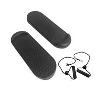 Milageto Pedales de reemplazo de 2 Piezas Debajo del Escritorio Pedales elípticos Piezas del con Cuerdas de extracción para Oficina en