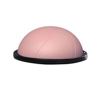 Milageto Pelota de Equilibrio con Bomba, versátil Media Pelota de, de Entrenamiento de Fuerza y flexibilidad para Gimnasio, Oficina, Sentadillas, Rosa