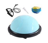 Milageto Pelota de Equilibrio para Entrenamiento de Equilibrio, portátil, multifunción, para Ejercicios de Cuerpo Completo, para Entrenamiento de Estabilidad, Azul