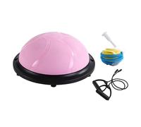 Milageto Pelota de Equilibrio para Entrenamiento de Equilibrio, portátil, multifunción, para Ejercicios de Cuerpo Completo, para Entrenamiento de Estabilidad, Rosa