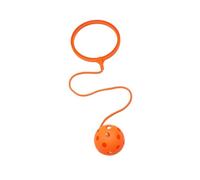 Milageto Pelota de Salto para Tobillos, Juguete de Fitness, Agilidad, portátil, Cuerdas para Saltar, Juguete para Tobillos, para Playa, Parque Infantil, niños, Naranja