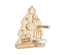 Milageto Percha para Loros, Juguete para morder pájaros, Cuenco de Madera para Comida, comedero, Taza con tapón de Corcho, Juguete para periquitos, guacamayos