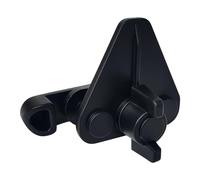 Milageto Pestillo de Puerta para pontón, reemplazo de Pieza Marina, Montaje con Tornillos para jardín, RV, Patio, Granja, Izquierda o Derecha, Negro para 23 a 32 Mm