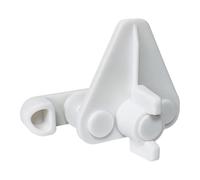 Milageto Pestillo de Puerta para pontón, reemplazo de Pieza Marina, Montaje con Tornillos para jardín, RV, Patio, Granja, Izquierda o Derecha, Blanco para 23 a 32 Mm