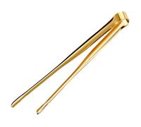 Milageto Pinzas de Cocina de Acero Inoxidable, Pinzas para Ensaladas, Pinzas Multiusos para Servir, Pinzas Utilitarias para Asar, Barbacoa Y, Oro L, tal como se describe