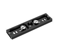 Milageto Placa de Liberación Rápida de Cámara Soporte de Montaje Adaptador de Base Universal Fabricado en Aleación de Aluminio Adecuado para Fotógrafos, 15 centímetros