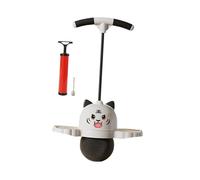 Milageto Pogo Manija Resistente Juguete de Salto Pelota de Tablero de Equilibrio Antideslizante Hecho en PP PVC Adecuado para Desarrollo de Fue, Blanco