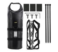 Milageto Porta Bolsa Bicicleta Soporte Bolsa Bicicleta Portabidón Accesorio Bicicleta Soporte Bolsa Versátil Material PP Adecuado para Ciclistas Adultos Montañ, Ancho con Bolsa