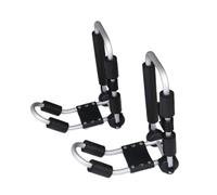 Milageto Portaequipajes de Techo para Kayak Soporte Transportador Accesorio Montaje Universal Plegable de Aleación con Espuma Protectora Fijación Segura y