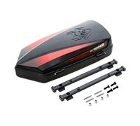 Milageto Portaequipajes para Techo RC Portaequipajes Techo Caja Techo Soporte Cruz Barra Accesorio Repuesto Instalación Sencilla Y Estructura Sólida para, Negro
