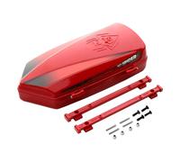 Milageto Portaequipajes para Techo RC Portaequipajes Techo Caja Techo Soporte Cruz Barra Accesorio Repuesto Instalación Sencilla Y Estructura Sólida para, Rojo