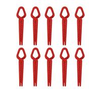 Milageto Protector de esmalte de uñas de 10 piezas para los dedos clips de para uñas para mujeres herramientas de constructor de arte de manicura