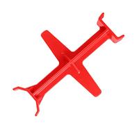 Milageto Protector de Horquilla de Motocicleta Guardia Horquilla Salvahorquillas Tope Suspensión Bloque Transporte Plástico Resistente Adecuado para Sujeción C, rojo