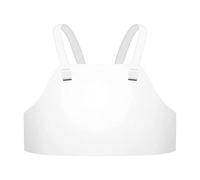 Milageto Protector de Pecho Deportivo Fencing Karate Taekwondo Muay Correa Elástica Ajustable Diseño Ligero Y Resistente Adecuado para Sparring Entren, Hombres S 71-80cm