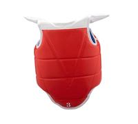 Milageto Protector de Pecho Karate de Ajuste Elástico para Barriga Y Costillas Diseño Reversible Unisex en PU Adecuado para Boxeo Muay Ent, l