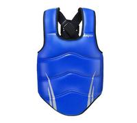 Milageto Protector de Pecho para Boxeo con Vestimenta Deportiva Segura Absorción de Impacto Y Fácil Uso Adecuado para Principiantes Y Expertos en Taekwondo GIM, Azul, S