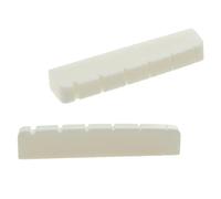 Milageto Puente de 2 Piezas con de Tuerca Ranurada para La Pieza de Repuesto de Guitarra Eléctrica de