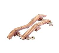 Milageto Puente RC para Autos Pequeños Incluye Rampa de Obstáculos para Escalada Accesorio Portátil de Madera Sencillo de Montar Adecuado para Aficionados, El Puente High Low