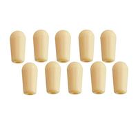 Milageto Puntas de Perillas de Palanca de Plástico de 3 Vías para Guitarra Eléctrica ST Paquete, Beige