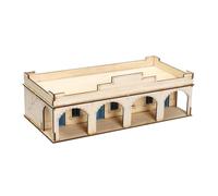 Milageto Puzzle de Madera 3D Arquitectura Bloque Juguete Creativo Ensamblable Manualidad Artística para Adultos Y Adolescentes Adecuado para, Puerta de cúpula