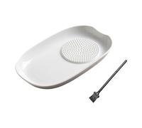 Milageto Rallador de Plato, rallador de Wasabi, Utensilios de Cocina, Especias, moler y Cebolla, rallador de, Plato, rallador de Jengibre, C