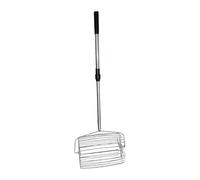 Milageto Recogedor de Pelotas de Tenis con Ruedas, Ajustable en Longitud, portátil, Accesorio de Entrenamiento, Herramienta de Recogida para Practicar, Pequeño