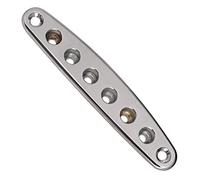 Milageto Reemplazo de Eléctrica a Través Del Cuerpo, licencia de Férulas para Piezas de Guitarra, Plata