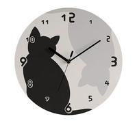 Milageto Reloj Colgante Decorativo, Moderno, Elegante, Redondo, Bonito, de Acrílico, Adorno de Pared, Decoración del Hogar para La Habitación de Los Niños Y El, 30 Centimetros