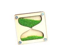 Milageto Reloj de Arena de Madera Material de Tablero Ocupado Habilidad Fina Actividades de Aprendizaje Educativo temprano para, Azul Claro