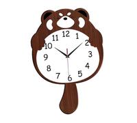 Milageto Reloj de Pared con Cola oscilante, Decorativo, Moderno, fácil de Leer, con números, para decoración del hogar, Reloj Colgante para Aula, Cocina, 55cm