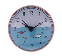 Milageto Reloj Impermeable para Baño Digital Mini de Pared con Ventosa Fuerte Funcionamiento con Batería AAA Pequeño y Ligero Adecuado para Cocina Ducha