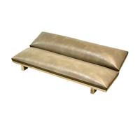 Milageto Reposabrazos para manicura, almohada para reposamanos, esencial, ahorra espacio, profesional, flexible, regalo, base de madera, resistente para, MarrÓn