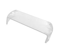 Milageto Reposamanos de acrílico portátil, elegante y práctico, reposabrazos para uñas, almohada para manicura, soporte de mano, para salón de uñas, hogar, Claro