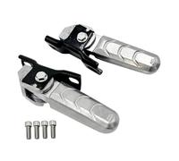 Milageto Reposapiés Plegables para Bicicleta eléctrica, reemplazo Directo, Profesionales, fáciles de Instalar, Antideslizantes y prácticos, de aleación de