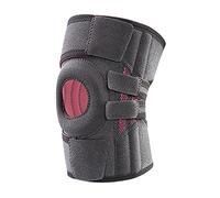 Milageto Rodillera Estabilizadora para Dolor de con Banda Envolvente Ajuste Ergonómico Y Soporte de Tendón Adecuada para Alivio Dolor Actividad Física, Gris