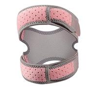 Milageto Rodillera Soporte Vendaje Pierna Manga Verano tamaño único y saltar Cuerda Bádminton Patella Banda para baloncesto Entrenamiento Ciclismo, Rosado