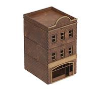 Milageto Rompecabezas 3D de Madera Maqueta Autoensamblable Casa de Muñecas Modelo Miniatura Artesanía en Madera Adecuada para Decoración de Espacios Interiores, Estilo D
