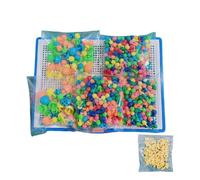 Milageto Rompecabezas de Clavijas de, Juguete Educativo para niños, Bloques de construcción cognitivos para Edades de 3, 4 y 5 años, Regalo de cumpleaños, 832 Piezas