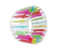 Milageto Rueda de Agua Inflable, Juguete de Verano para Jardín, Césped Y Piscina. Flotador Inflable con Ruedas.