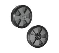 Milageto Rueda de repuesto para parrilla de barbacoa, 2 uds., diámetro del orificio de la parrilla de 1,1 cm, rueda Universal a prueba de polvo para jardín,