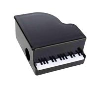 Milageto Sacapuntas en forma de Piano, Mini papelería musical, pequeño cortador de lápices portátil para lápices de dibujo para niños y artistas en casa