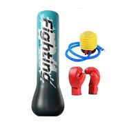 Milageto Saco de Boxeo Inflable para niños, Juguete Inflable de 59 Pulgadas para Practicar Karate, Regalo, Saco de Boxeo para niños de 3, 4, 5, 6 y 7 años, con Guantes
