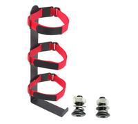 Milageto Soporte ajustable para extintor de incendios de coche, resistente, con correa de sujeción y soporte para extintor, 26.6 Cm X 10 Cm