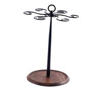 Milageto Soporte de exhibición para con Base de Metal y Madera para Mesa. Fácil de Colgar. Ideal para Gimnasia, fútbol, Carreras y porristas.