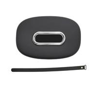 Milageto Soporte de tejido de automóviles Silicona Práctica Organización de servilletas Premio Conveniente fácil de instalar con Caja de tejido de espalda de, Negro