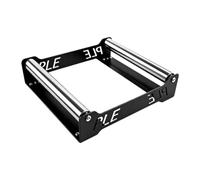 Milageto Soporte giratorio para limpieza ruedas, rodillo limpiador ruedas, soporte giratorio portátil para neumáticos, ideal para talleres reparación, Negro