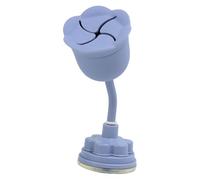 Milageto Soporte para botellas de esmalte de uñas, portátil, duradero, para manicura y manicura en casa, Azul