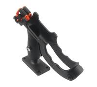 Milageto Soporte para caña de Pescar para , Soporte para caña, Seguro, fácil de Instalar, Resistente, Universal, Base de Montaje Lateral para riel, Kayak,