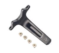 Milageto Soporte para portabidón de Bicicleta, Adaptador de Soporte para portabidón de sillín, práctico y de Alta Resistencia, Piezas de Repuesto para Ciclismo